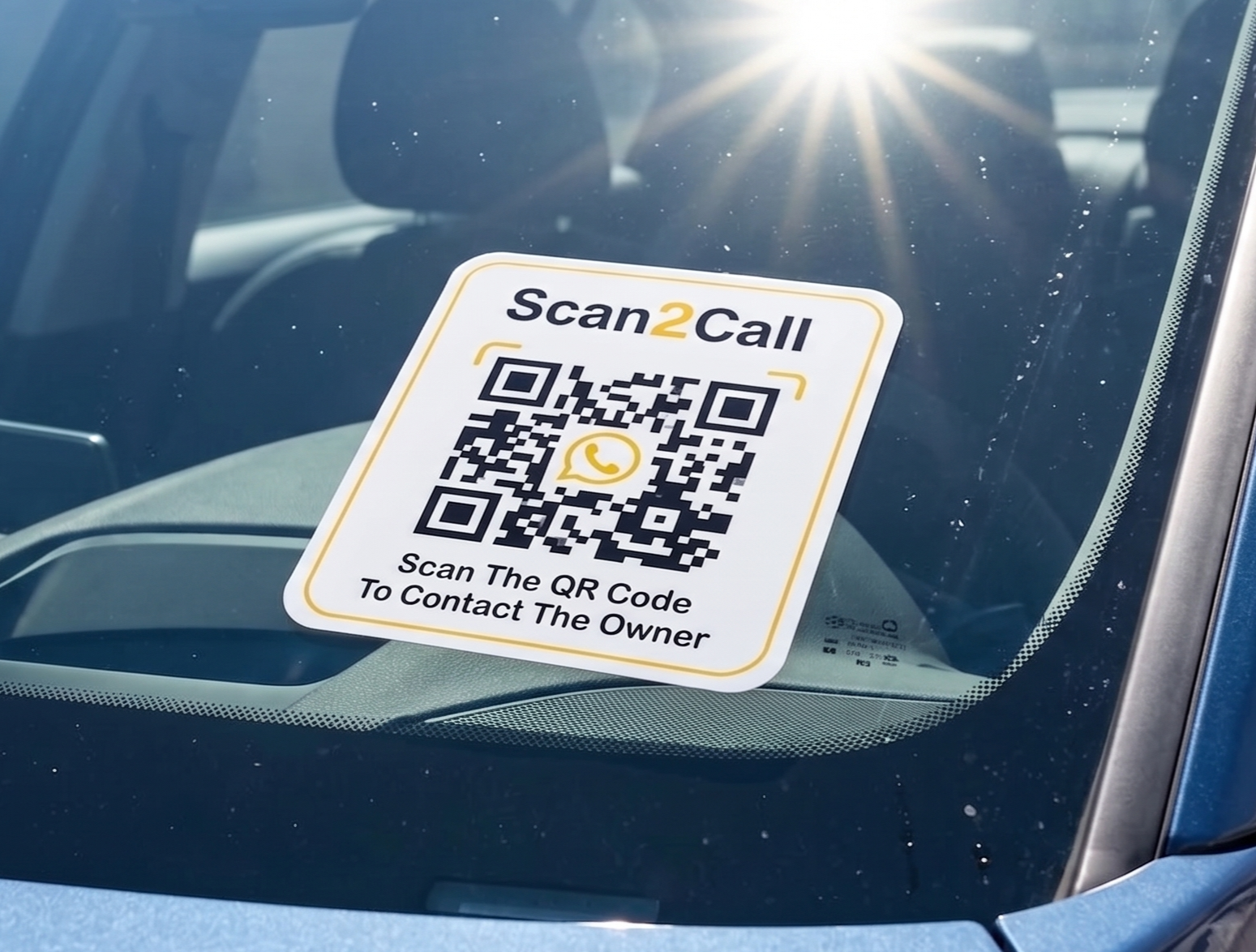 Vehicle Windshield Sticker